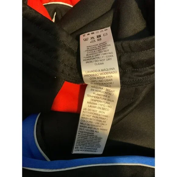 Puma BMW M Motorsport MT7 Black Track Pants Blue & Red Side Stripes, Sz XXL NWT